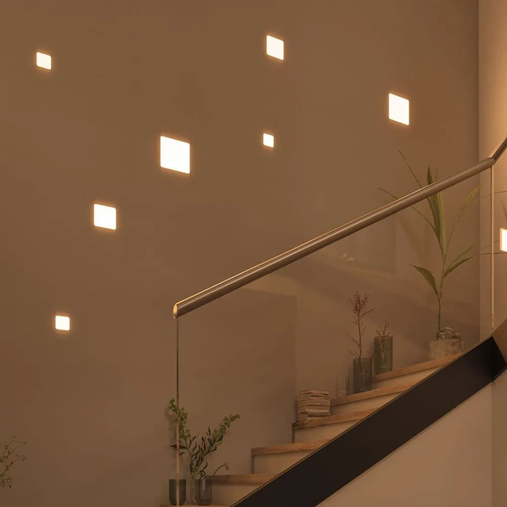 Paulmann Loftlamper|Indbygningsspots > LED-panel Veluna 3.000K kantet, 18,5cm