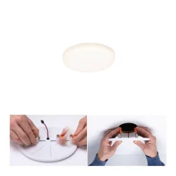 Paulmann Indbygningsspots|Loftlamper > LED-panel Veluna 3.000K rund ca. 7,5cm