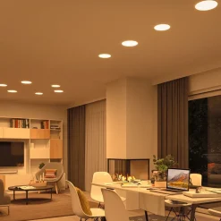Paulmann Indbygningsspots|Loftlamper > LED-panel Veluna 3.000K rund ca. 7,5cm