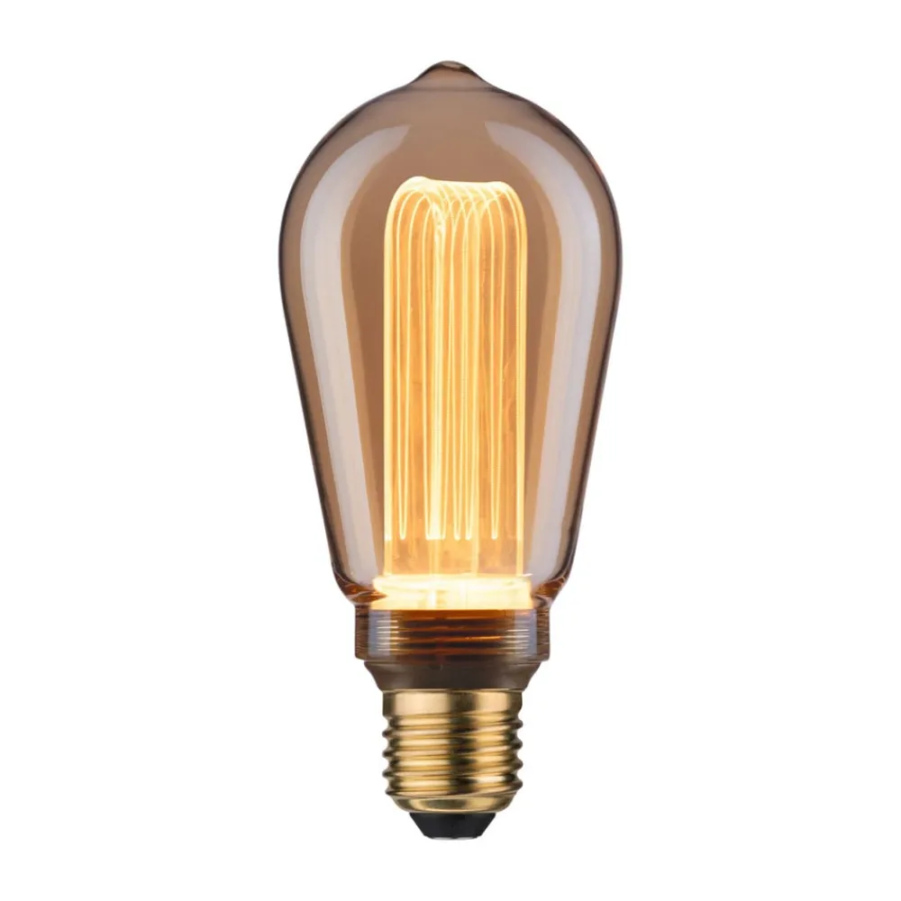 Paulmann Filament Pære|Led Pærer > LED-pære E27 3,5 W Arc 1.800K ST64 guld