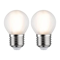 Paulmann Led Pærer > LED-pære E27 5 W 2.700 K mat, 2 stk.