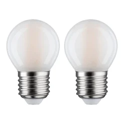Paulmann Led Pærer > LED-pære E27 5 W 2.700 K mat, 2 stk.