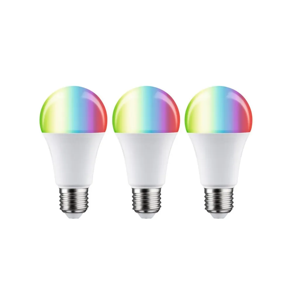 Dæmpbar Led-Pære|Smarte Lyskilder ^ Paulmann LED-pære E27 11W 1055lm ZigBee RGBW, 3