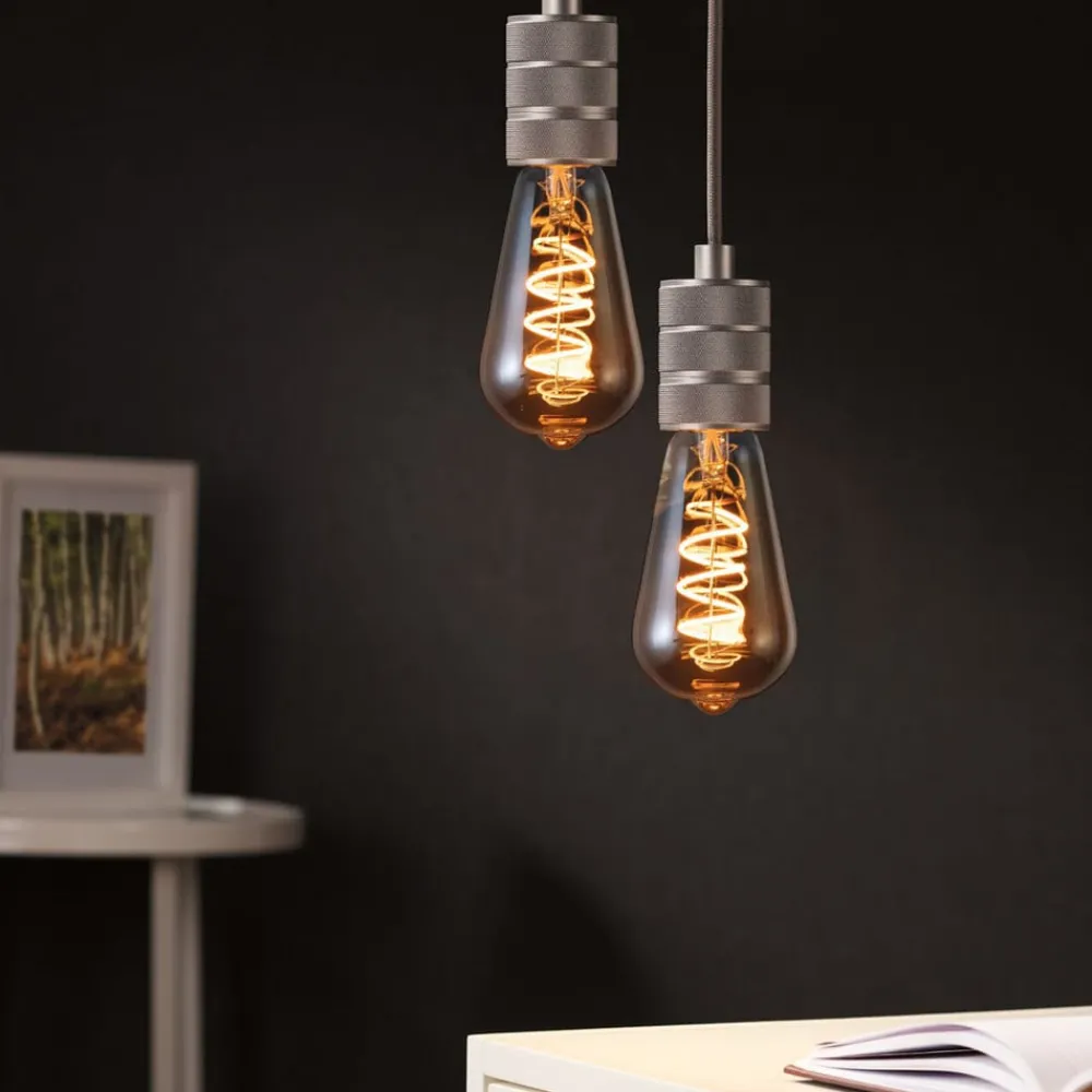 Dæmpbar Led-Pære|Filament Pære ^ Paulmann LED-pære E27 5W ST64 1.800K guld dæmpbar