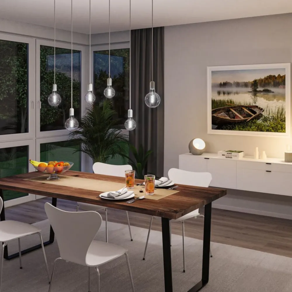Paulmann Dæmpbar Led-Pære|Filament Pære > LED-pære ZigBee E27 6,3W RGBW guld 3 stk