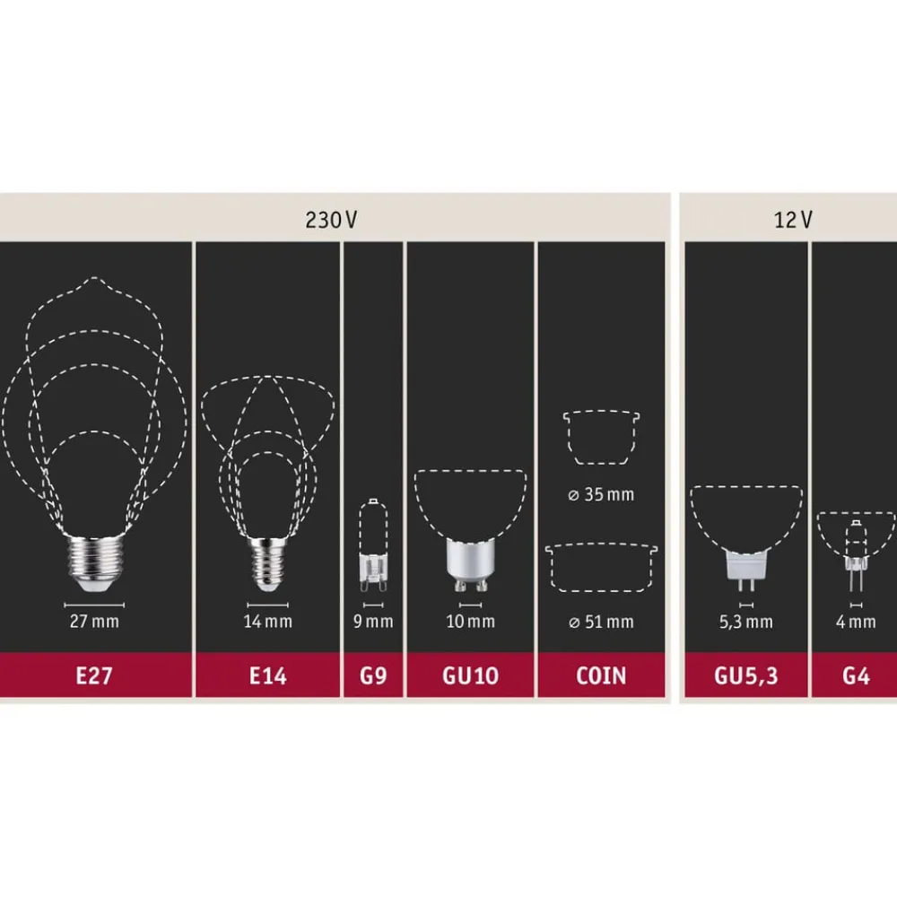 Paulmann Led Pærer > LED-reflektor GU10 4 W 2.700 K alu 36° 3