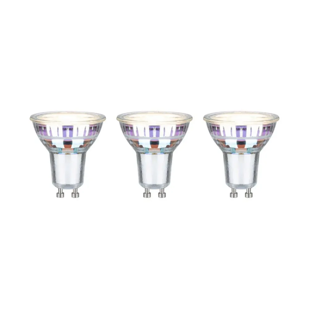 Paulmann Led Pærer > LED-reflektor GU10 2,5 W, 3.000 K, 450 lm, 100° 3 enheder