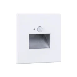 Paulmann Væglamper|Spotlights > LED-sensor-vægindbygningslampe Edge Quadro, hvid 8x8 cm