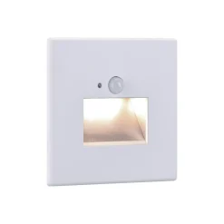 Paulmann Væglamper|Spotlights > LED-sensor-vægindbygningslampe Edge Quadro, hvid 8x8 cm