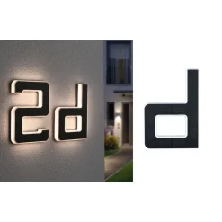 Paulmann Postkasser > LED solcellebogstav d