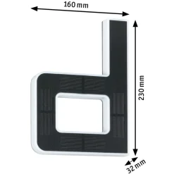 Paulmann Postkasser > LED solcellebogstav d