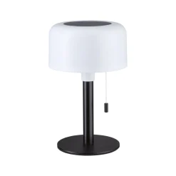 Solcellelamper ^ Paulmann LED-solcellelampe Bartja, sort, IP44 dæmpbar