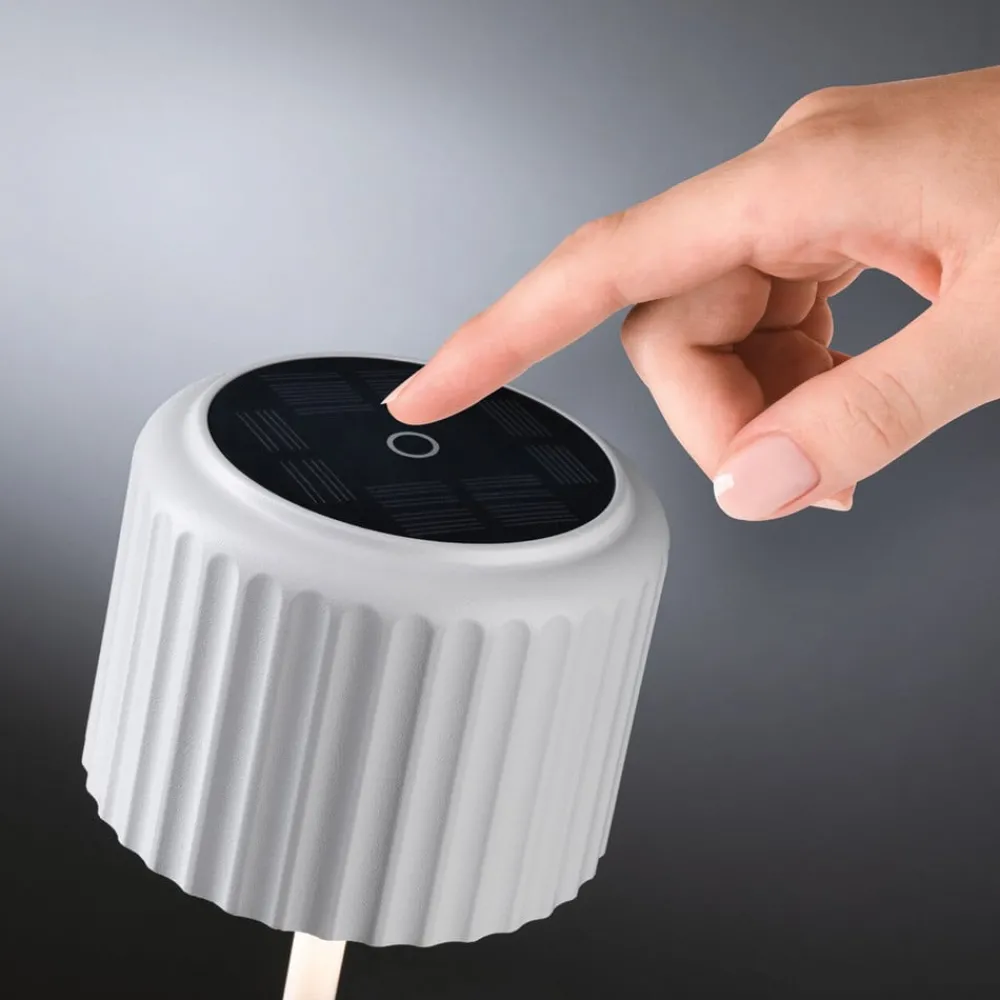 Paulmann Solcellelamper > LED-solcellelampe Else, hvid, IP44, dæmpbar