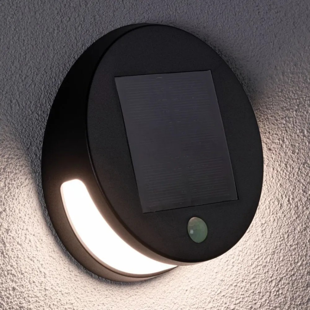 Solcelle Lampe Med Sensor|Væglampe Med Sensor ^ Paulmann LED-solcellevæglampe Helena med sensor