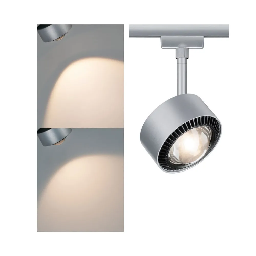 Paulmann Skinnesystem > LED-spot Aldan URail 2.700K krom mat