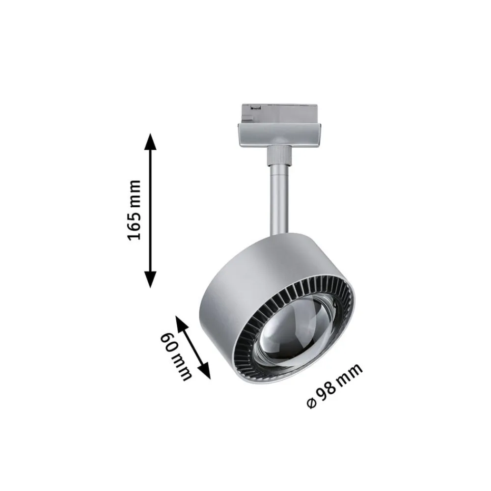 Paulmann Skinnesystem > LED-spot Aldan URail 2.700K krom mat