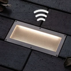 Paulmann Solcelle Lampe Med Sensor|Nedgravet Udebelysning > LED-spot med solcelle Aron 20x10cm