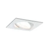 Paulmann Loftlamper|Indbygningsspots > LED-spot Nova Coin kantet, dæmpbar, hvid