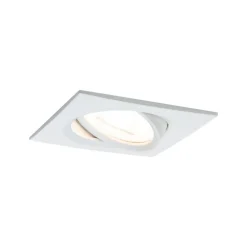 Paulmann Loftlamper|Indbygningsspots > LED-spot Nova Coin kantet, dæmpbar, hvid