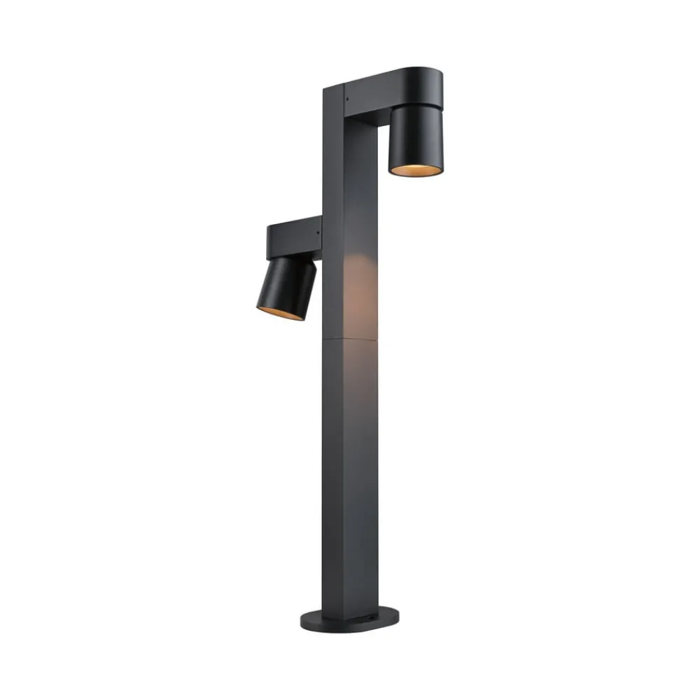 Paulmann Gadebelysning > LED-stibelysning Kimu 2, antracit, 2-lys, 2.200 K