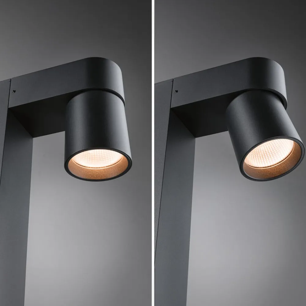 Paulmann Gadebelysning > LED-stibelysning Kimu 2, antracit, 2-lys, 2.200 K