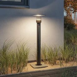 Gadebelysning ^ Paulmann LED-stibelysning Sienna, aluminium, sensor
