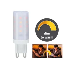 Dæmpbar Led-Pære|Led Pærer ^ Paulmann LED-stiftsokkel G9 4W 3.000K dim to warm