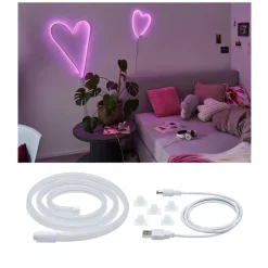 Paulmann Dekorationsbelysning|Led Strips > LED-strip Neon Colorflex USB 1 m pink