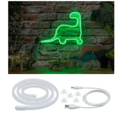 Dekorationsbelysning|Led Strips ^ Paulmann LED-strip Neon Colorflex USB 1 m grøn