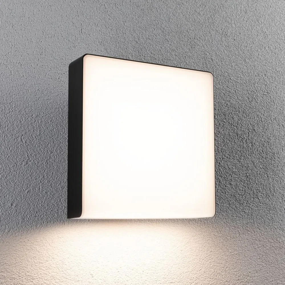 Paulmann Væglampe Med Sensor > LED udendørs væglampe Azalena, sensor, antracit