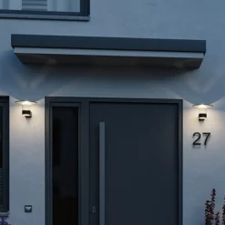 Paulmann Væglampe Med Sensor > LED udendørs væglampe Sienna, aluminium, sensor