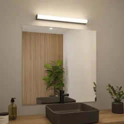 Væg- Og Spejllamper ^ Paulmann LED-væglampe Arneb, sort, 59 cm 3.000 K IP44