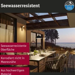 Paulmann Væglampe Med Sensor > LED-væglampe Capera, antracit, CCT, IP44