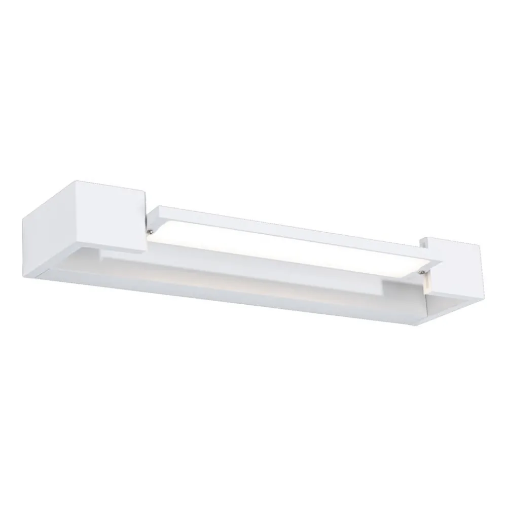 Paulmann Væg- Og Spejllamper|Væglamper > LED-væglampe Lucille, hvid, 40 cm, dæmpbar, IP44