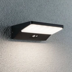 Paulmann Solcelle Lampe Med Sensor|Væglampe Med Sensor > 94335 LED-væglampe med sensor, dybde 15