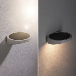 Paulmann Solcelle Lampe Med Sensor|Væglampe Med Sensor > LED-væglampe med solcelle Ryse, hvid