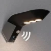 Paulmann Solcelle Lampe Med Sensor|Væglampe Med Sensor > LED-væglampe med solcelle Soley antracit