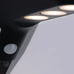Paulmann Solcelle Lampe Med Sensor|Væglampe Med Sensor > LED-væglampe med solcelle Soley antracit