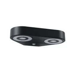 Væglampe Med Sensor|Væglamper ^ Paulmann LED-væglampe Silma antracit 2 lyskilder IP44