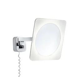 Paulmann Møbel Og Interiør > LED-vægspejl Bela, krom, IP44, stik