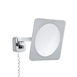Paulmann Møbel Og Interiør > LED-vægspejl Bela, krom, IP44, stik