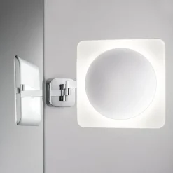 Paulmann Møbel Og Interiør > LED-vægspejl Bela, krom, IP44, stik