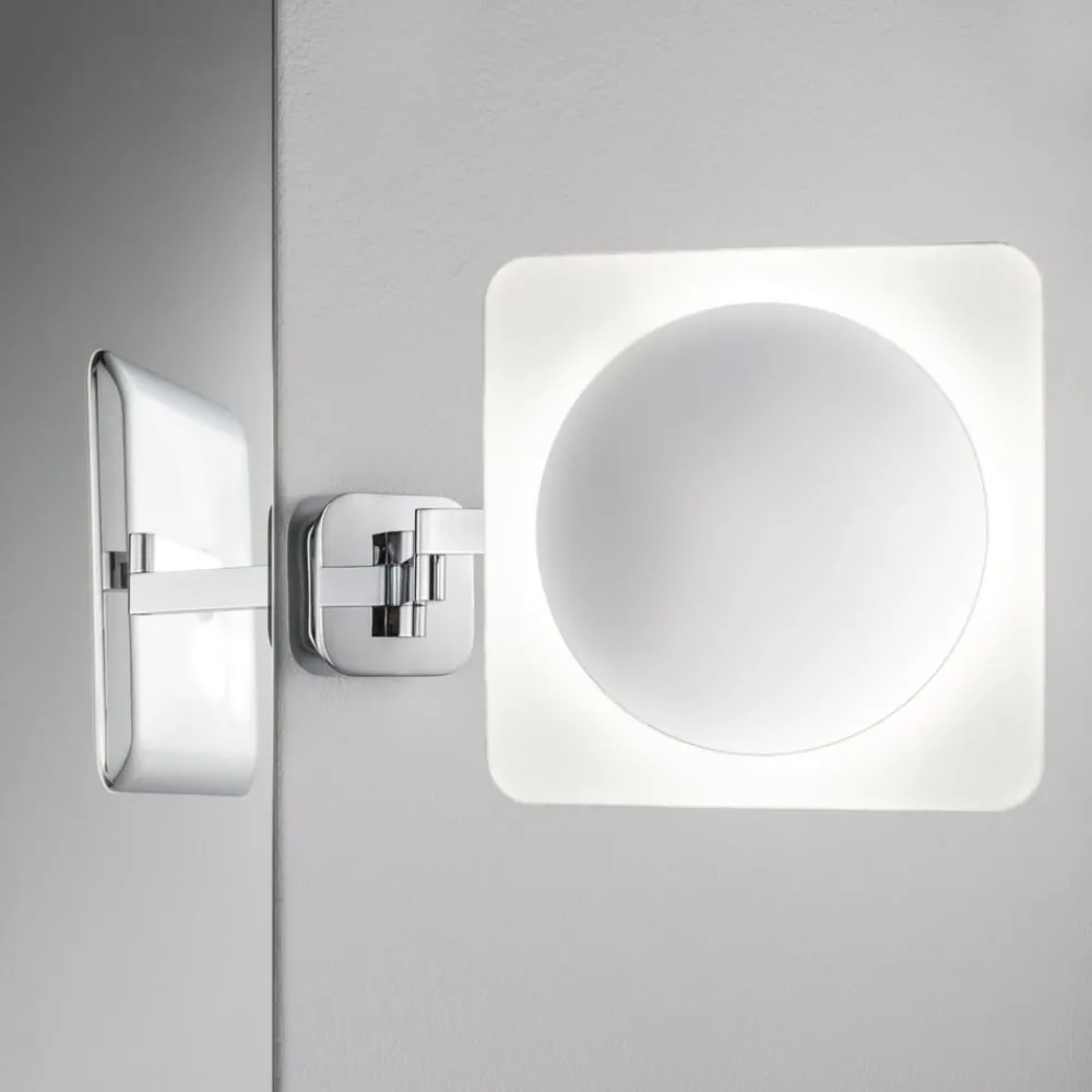 Paulmann Møbel Og Interiør > LED-vægspejl Bela, krom, IP44, stik