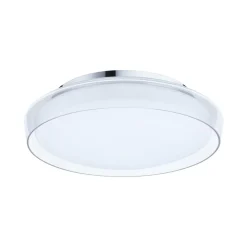 Paulmann Loftlamper|Loftlamper > Luena LED-loftlampe, IP44, krom, Ø 35 cm