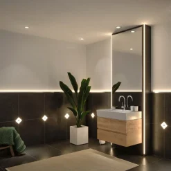 Væg- Og Spejllamper|Indbygningsspots ^ Paulmann LumiTiles Square, ZigBee, RGBW, 2 stk