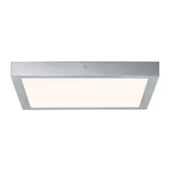 Paulmann Arbejdsrum/Kontor|Loftlamper > Lunar LED-panel, kantet, krom, 40x40cm