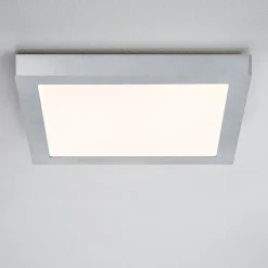 Paulmann Arbejdsrum/Kontor|Loftlamper > Lunar LED-panel, kantet, krom, 30x30cm