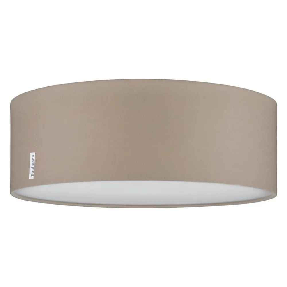 Loftlamper ^ Paulmann Mari loftlampe med stofskærm, beige