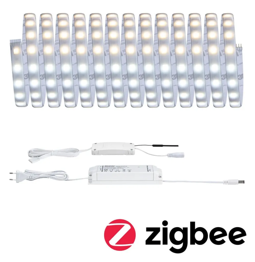 Paulmann Dekorationsbelysning|Led Strips > MaxLED 500 basissæt IP44 CCT ZigBee 5m