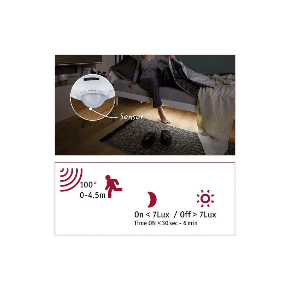 Paulmann Dekorationsbelysning|Led Strips > MaxLED 250 Comfort Set, enkeltseng, 1 m